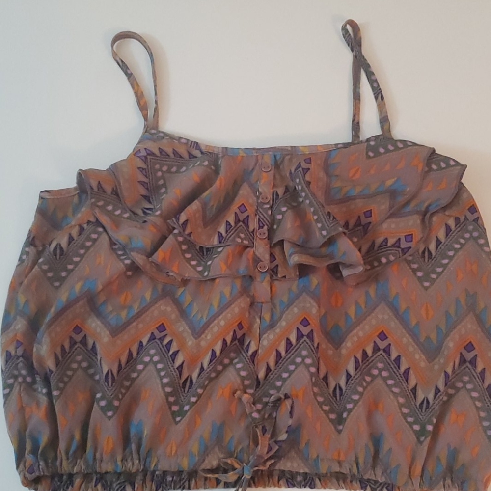 Windsor gray spaghetti strap tank top.